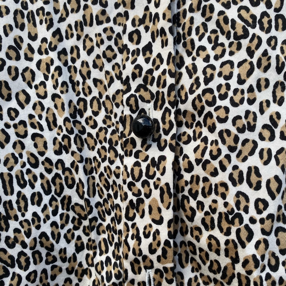 Talbots Leopard Print Button Up Blouse - image 2